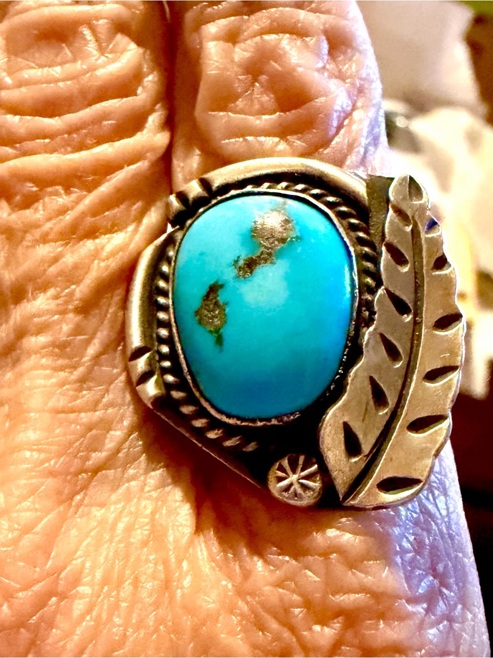 Vintage turquoise ring